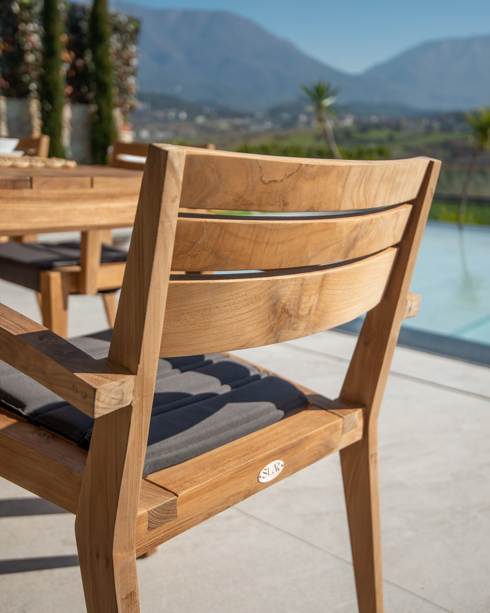 SABATU  DINING TABLE & JADE ARM CHAIR Thumbnail